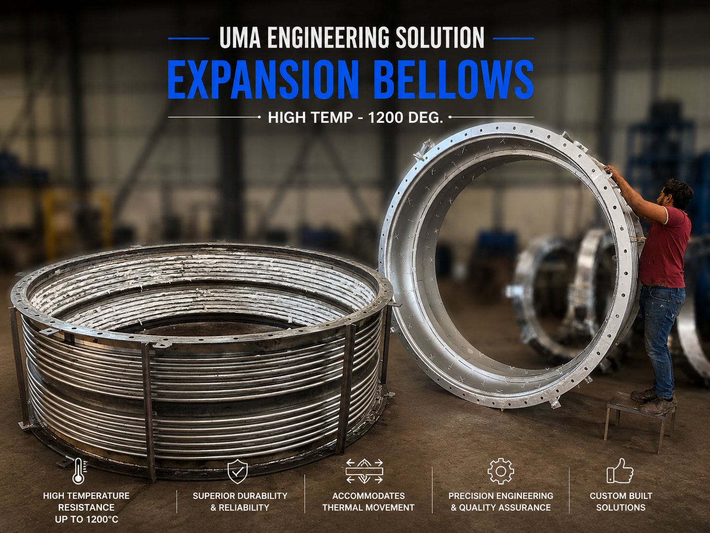 High temperature expansion joint